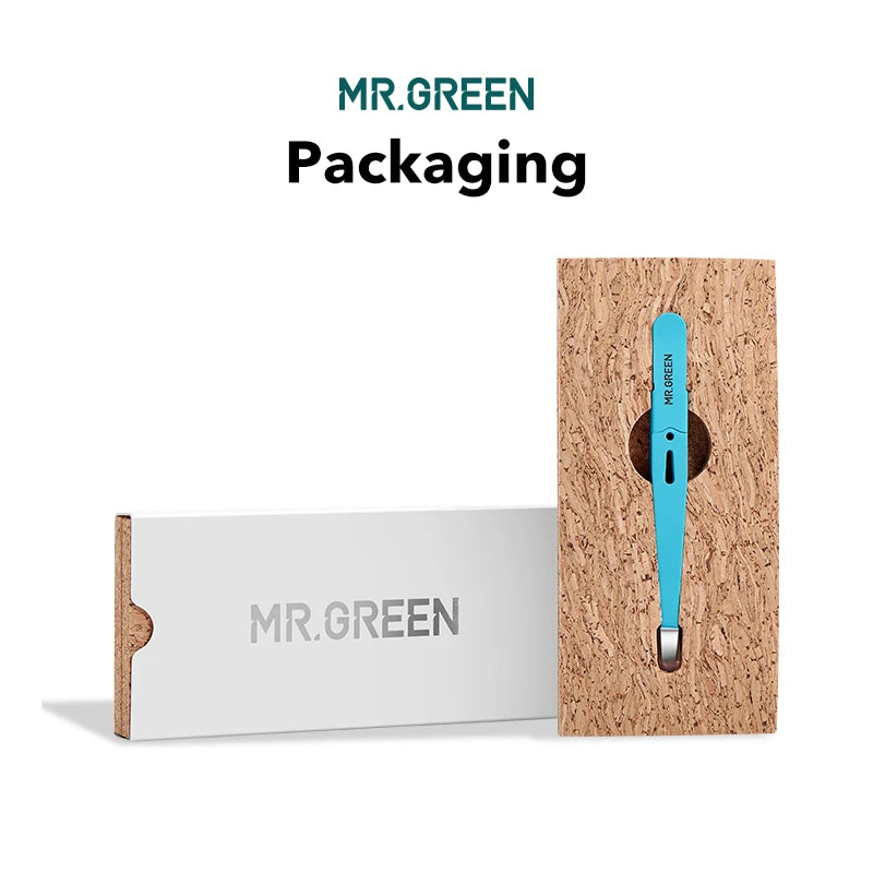 MR.GREEN Eyebrow Stainless Steel Slanted Eye Brow Clips Removal Makeup Tools