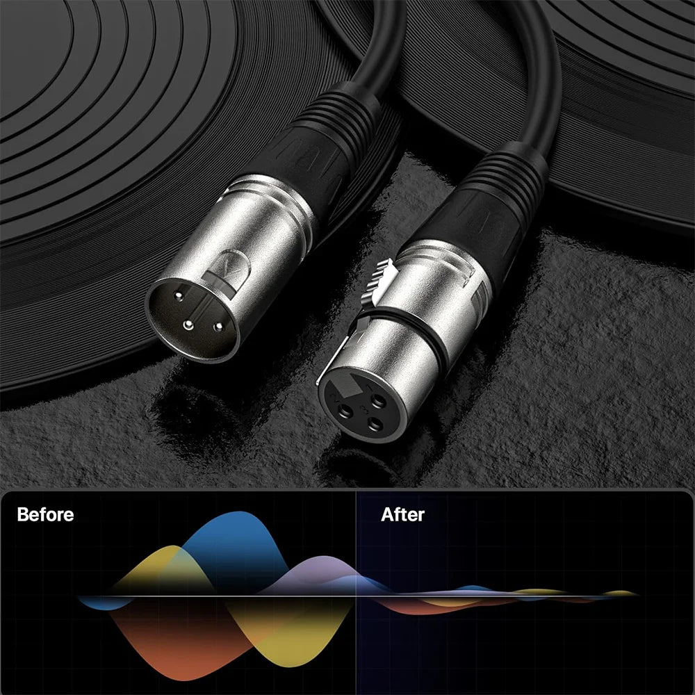 BOMGE 10M Audio Cable - Perfect for Home Studios, Concerts, and Churches