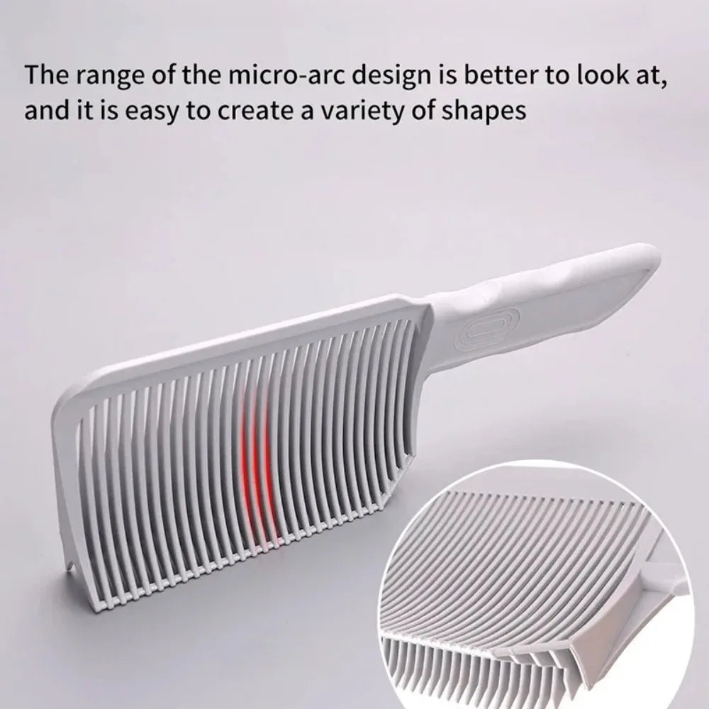 Heat Resistant Barber Fade Comb for Gradient Hairstyles - Flat Top Cutting Tool for Men