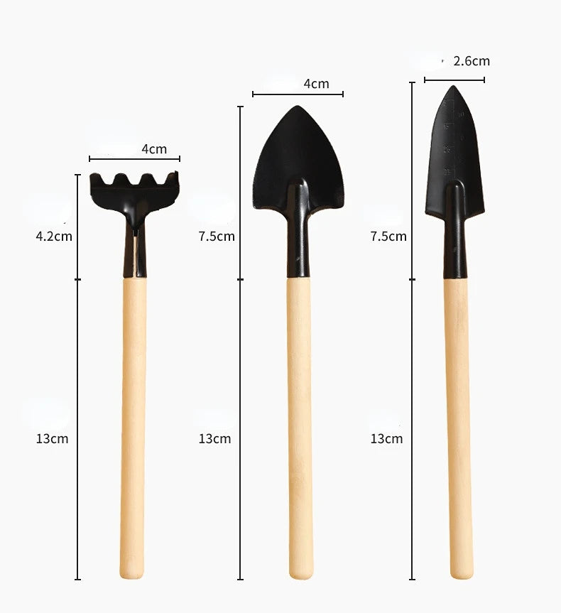 3PCS Set Small Pets cleaning tools fermentation bed cleaning supplies fecal shovel padding rake fecal shovel Mini GardeningTools