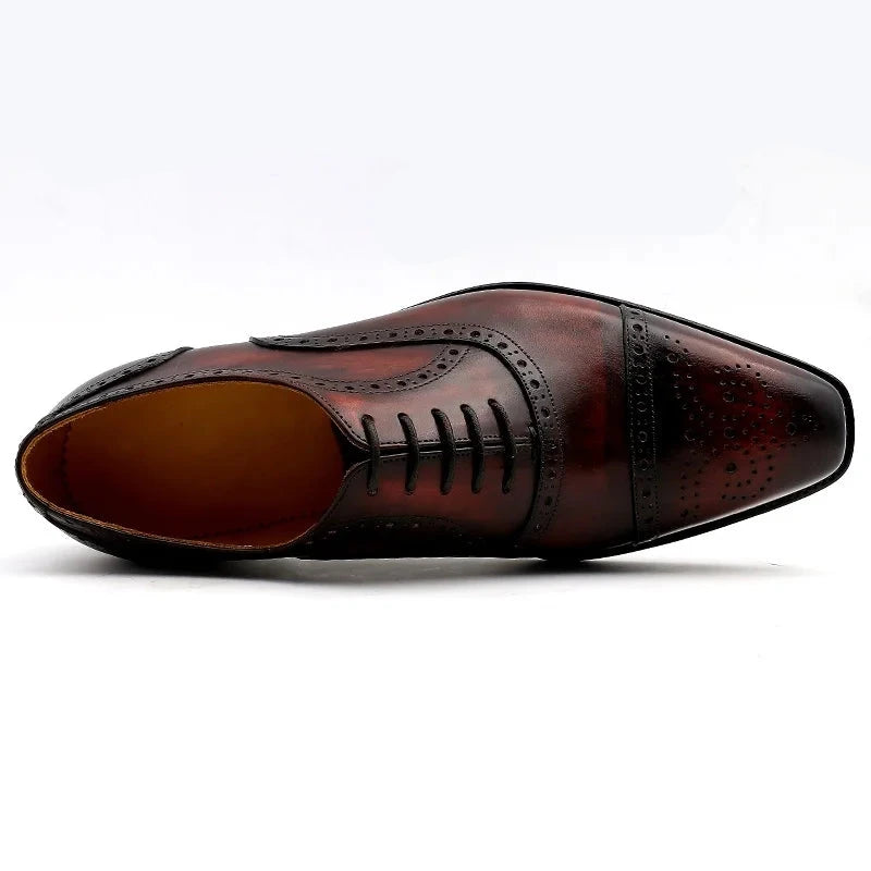 Burgundy Oxfords