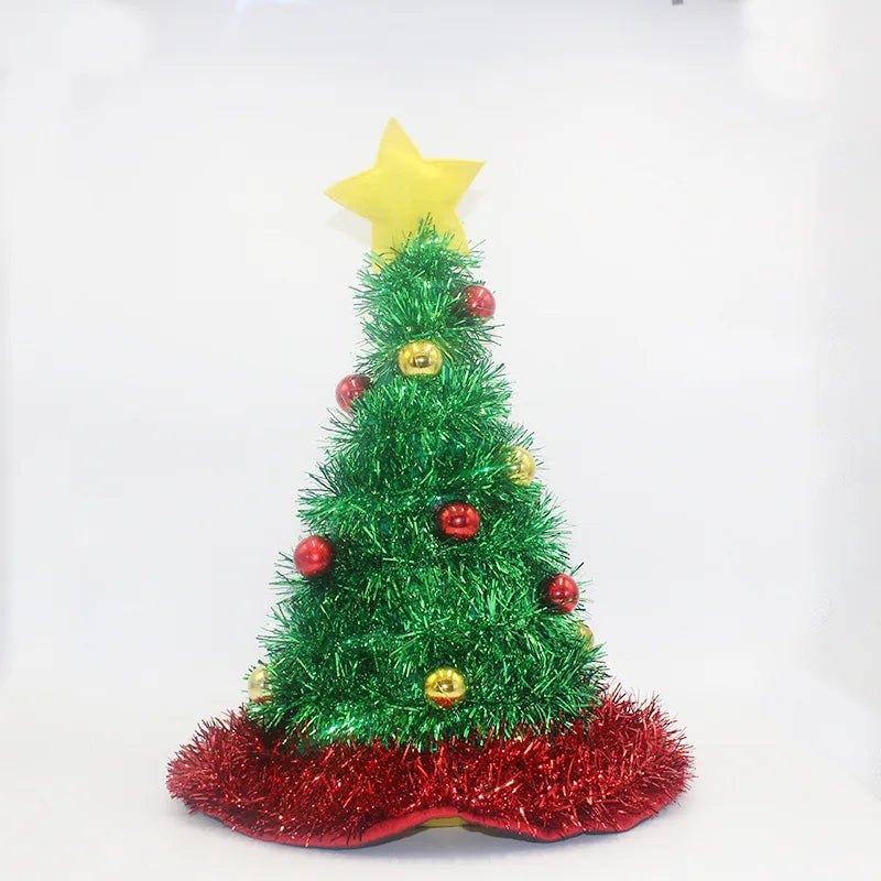 Festive Fun: Adult Christmas Tree Hat