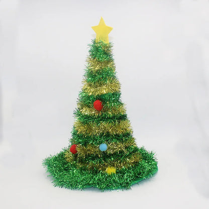 Festive Fun: Adult Christmas Tree Hat