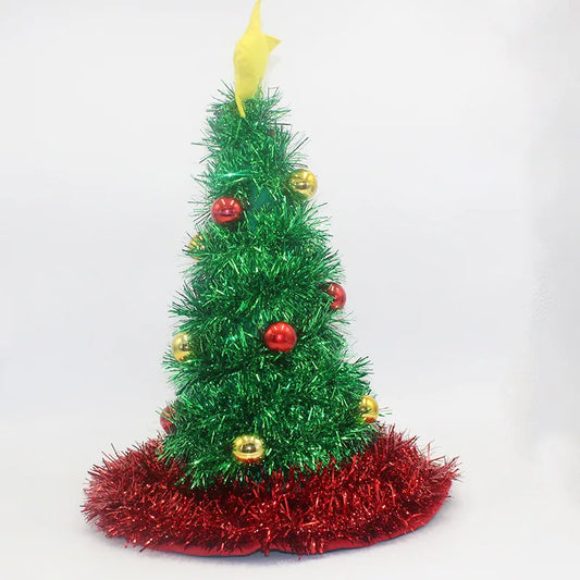 Festive Fun: Adult Christmas Tree Hat