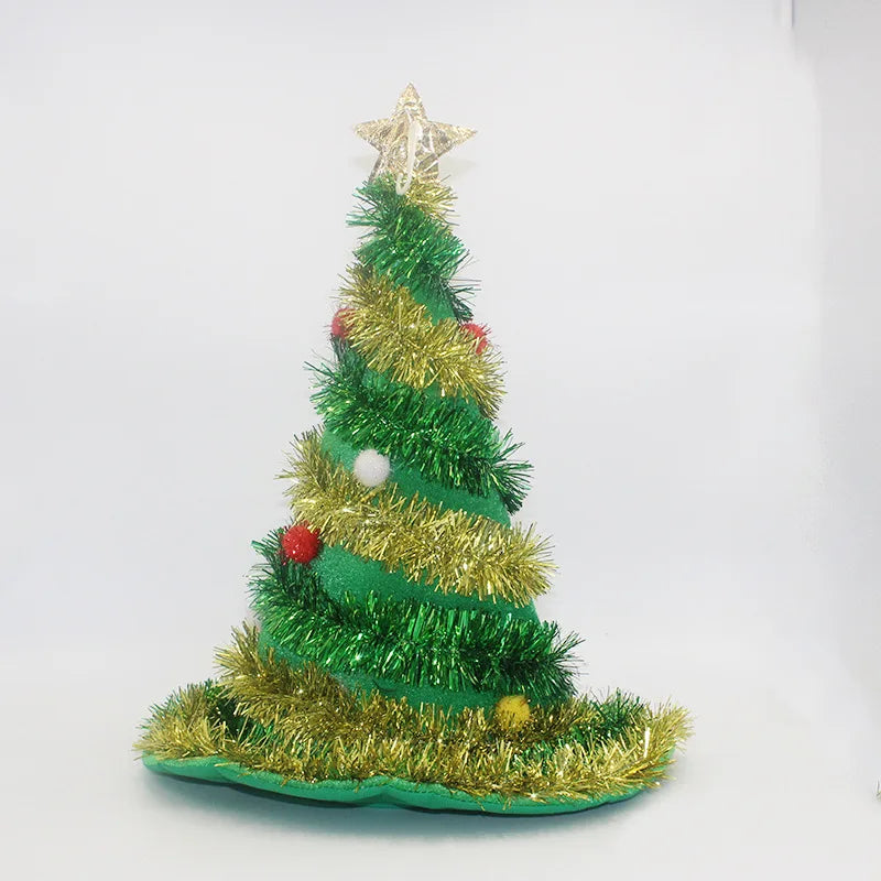 Festive Fun: Adult Christmas Tree Hat