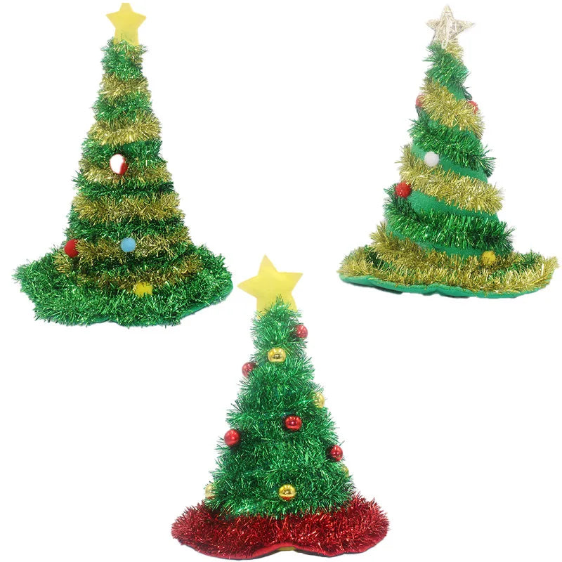 Festive Fun: Adult Christmas Tree Hat