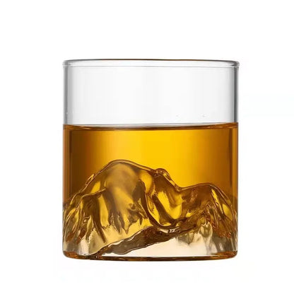 Vintage Mount Fuji Glass Cup