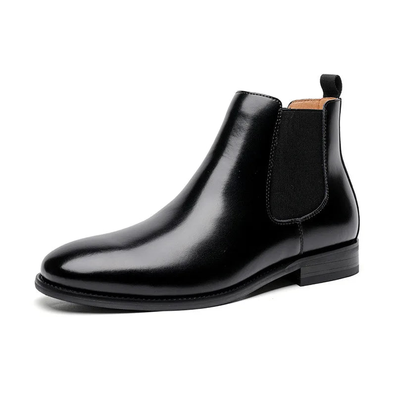 Retro Chelsea Boots – Genuine Leather