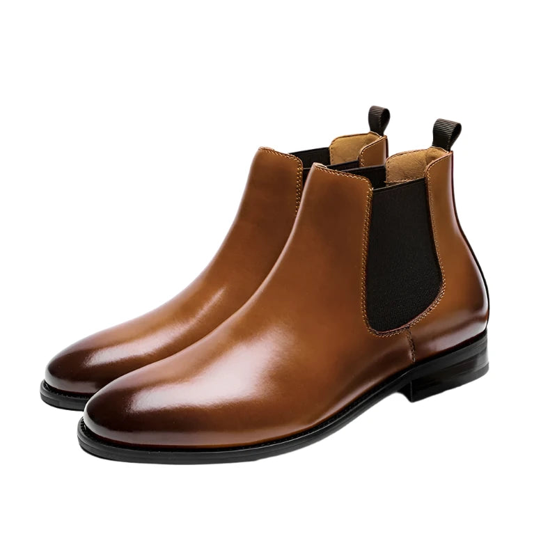 Retro Chelsea Boots – Genuine Leather