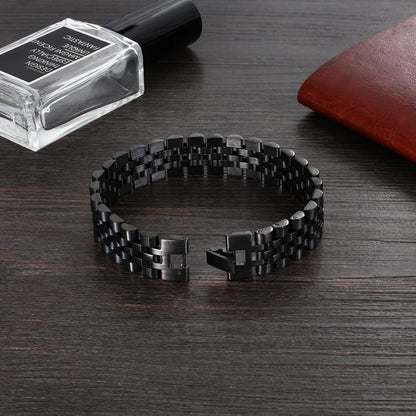 JewelOra Luxury Gold Color Stainless Steel Bracelet