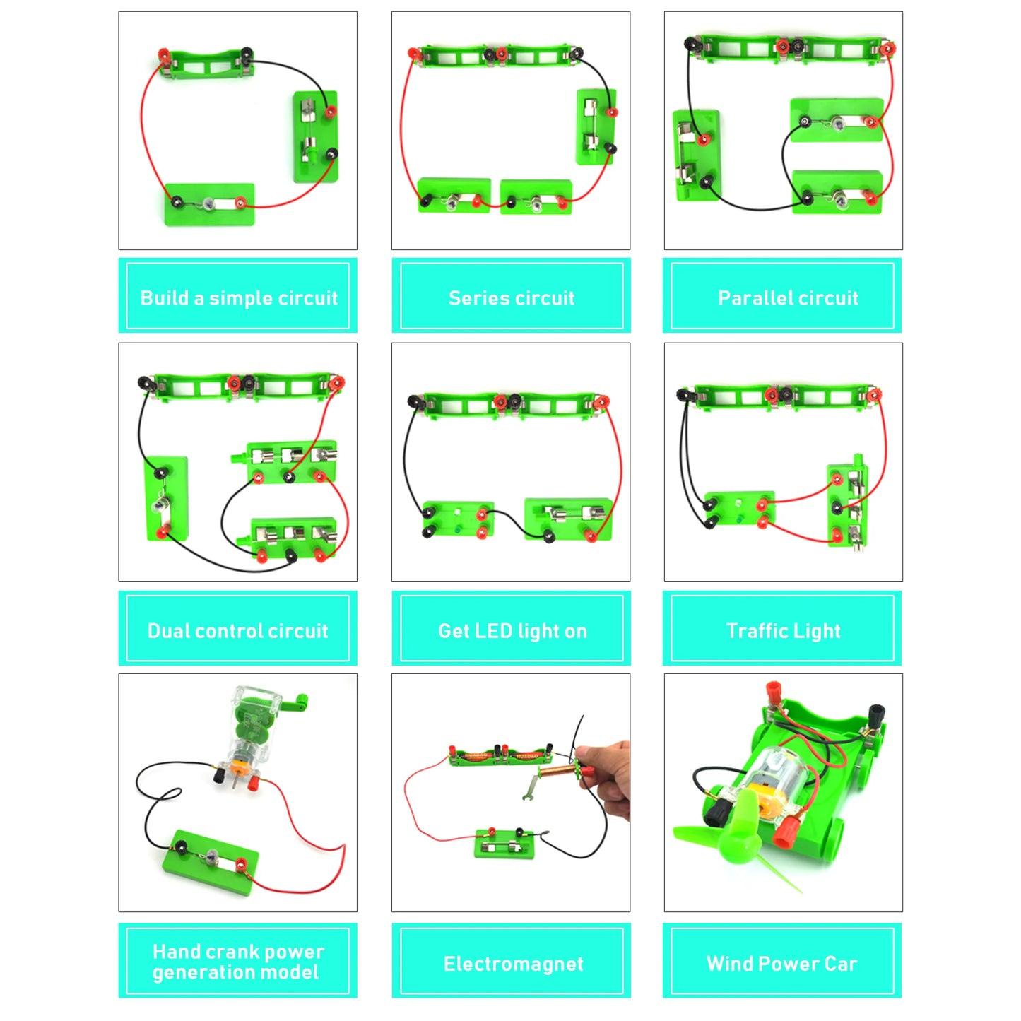 Comprehensive Student Electric Circuit Kit for Hands-On Learning