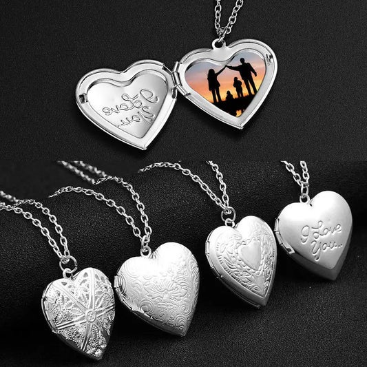 Love Heart Locket Necklace