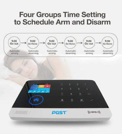 PGST 103 Smart Home Security System with Touchscreen and Motion Detection