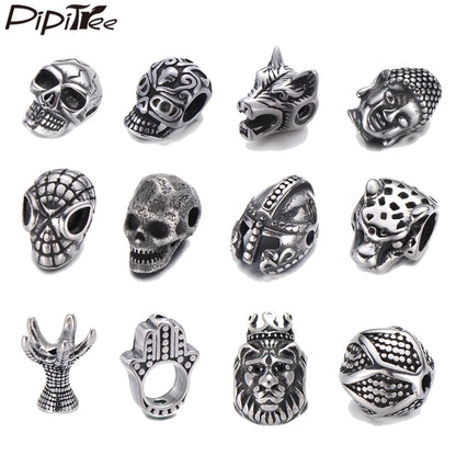 Skull, Leopard, and Buddha Charms: Unleash Your Inner Edgy Style