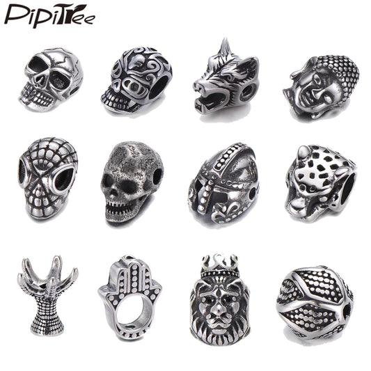 Skull, Leopard, and Buddha Charms: Unleash Your Inner Edgy Style