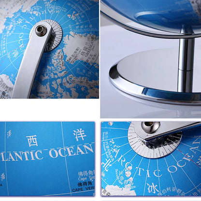 Rotating Globe: A Decorative and Educational Piece