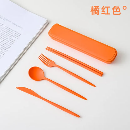 Eco-Friendly Wheat Straw Utensil Set (4-Piece)