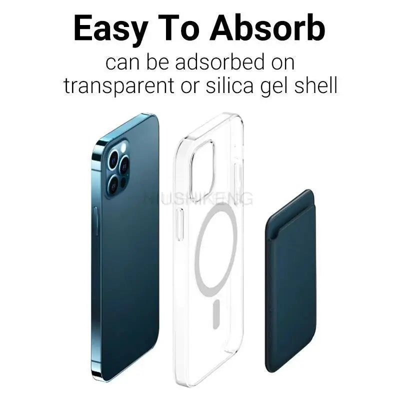 Magnetic Leather Wallet Case: Protect and Organize Your iPhone