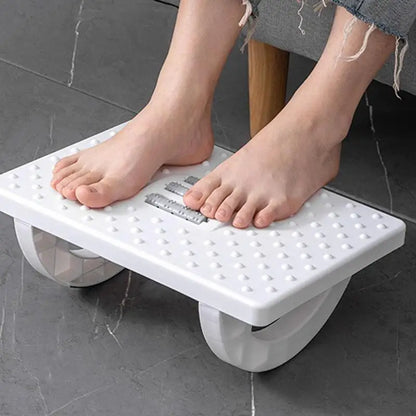 Ergonomic Foot Rest with Massage Rollers – Portable Comfort for Home and Office