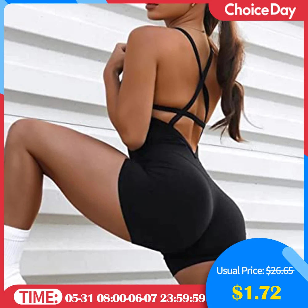 Stylish and Functional Yoga Jumpsuit