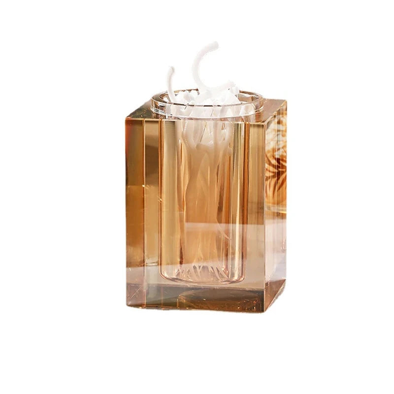 Elegant Crystal Toothpick Holder