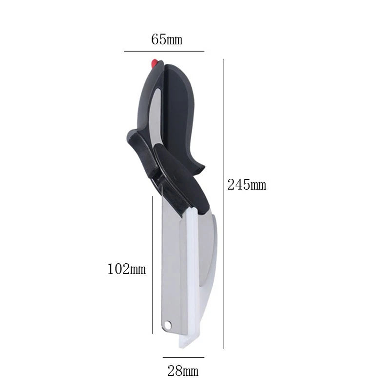 Versatile Kitchen Tool: Separable Stainless Steel Scissors