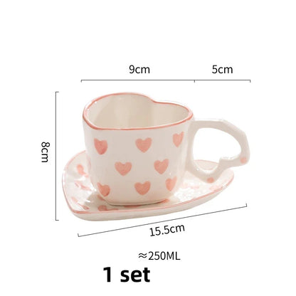 Heart Ceramic Coffee Mug