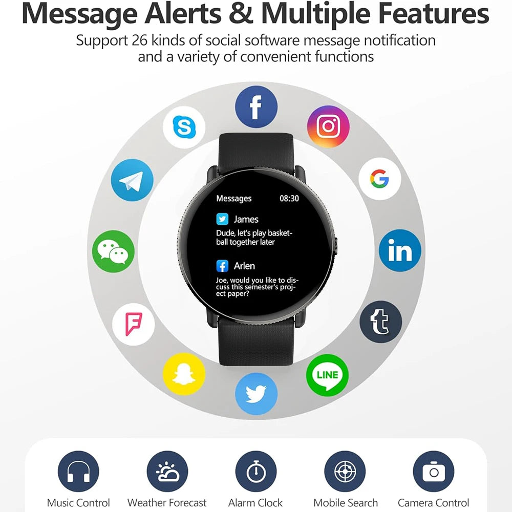 IUTECH S61 Smartwatch: Your All-in-One Companion for Health and Style