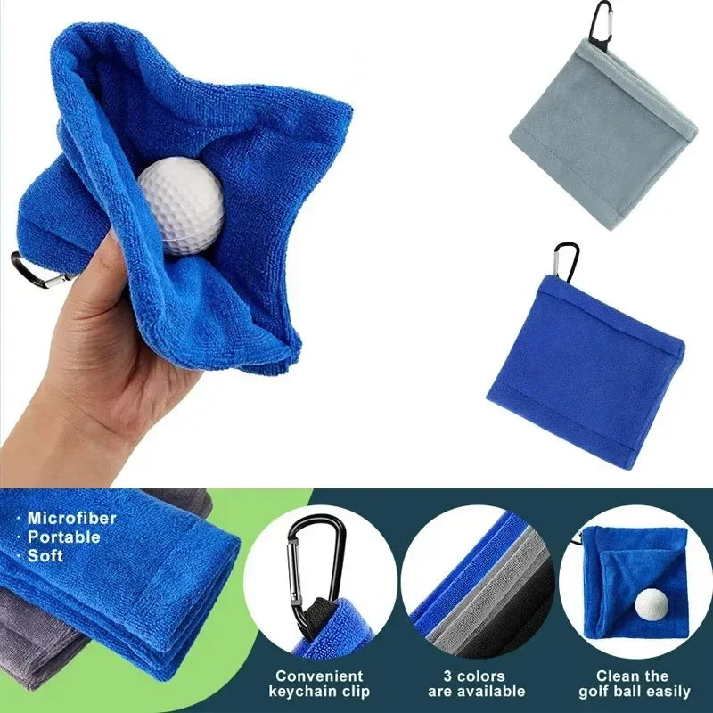 Essential Golf Accessory: Microfiber Cleaning Towel