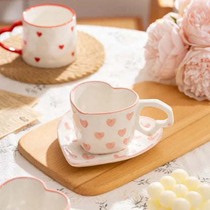 Heart Ceramic Coffee Mug
