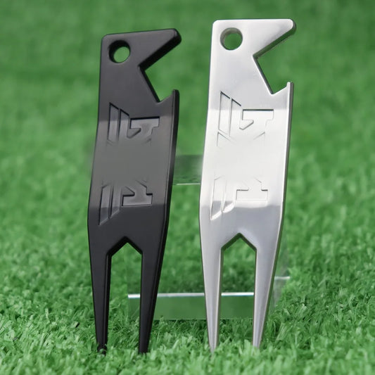 Essential Golf Tool: 2-in-1 Divot Repair Tool and Groove Cleaner