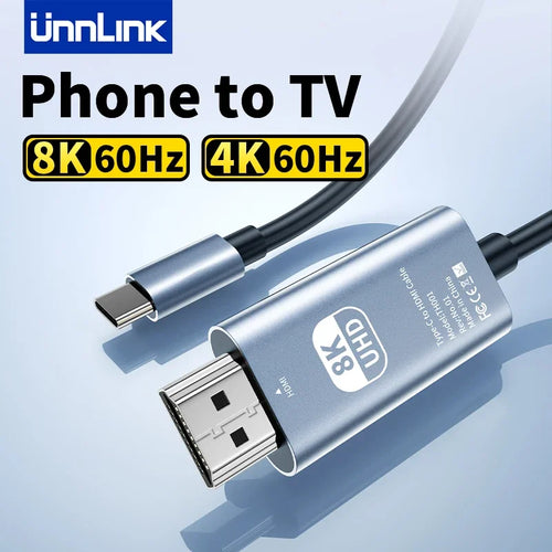 Unnlink USB C HDMI Cable Type-C to HDMI 4K60Hz