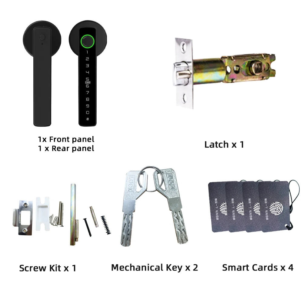 RAYKUBE M5 Smart Fingerprint Door Lock with APP/Bluetooth Unlock