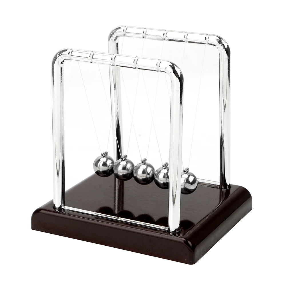 Newton’s Cradle - Elegant Metal Pendulum Desk Decor for Physics Enthusiasts