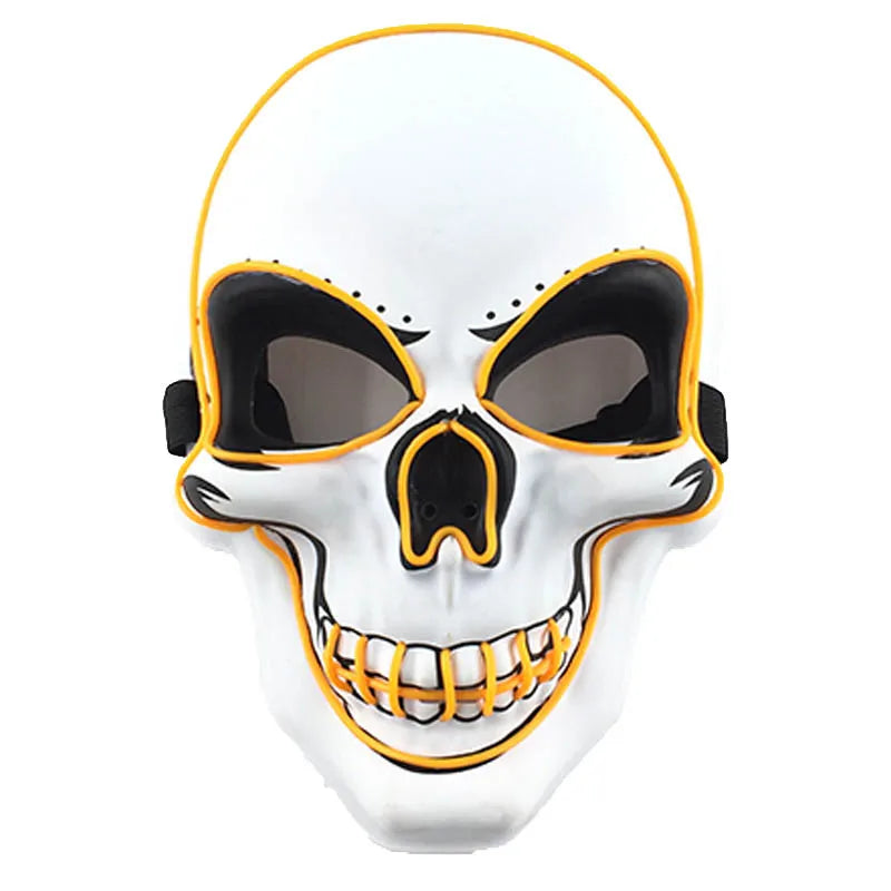 Scary LED Skull Mask: Light Up Your Halloween