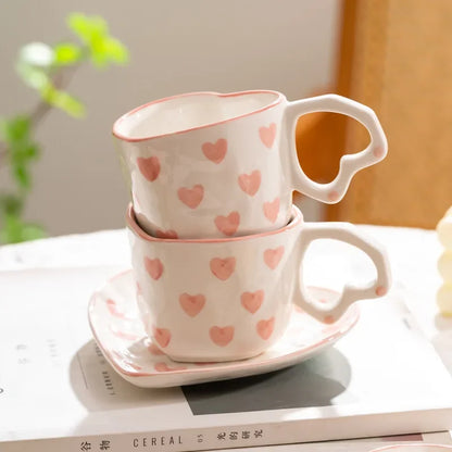 Heart Ceramic Coffee Mug