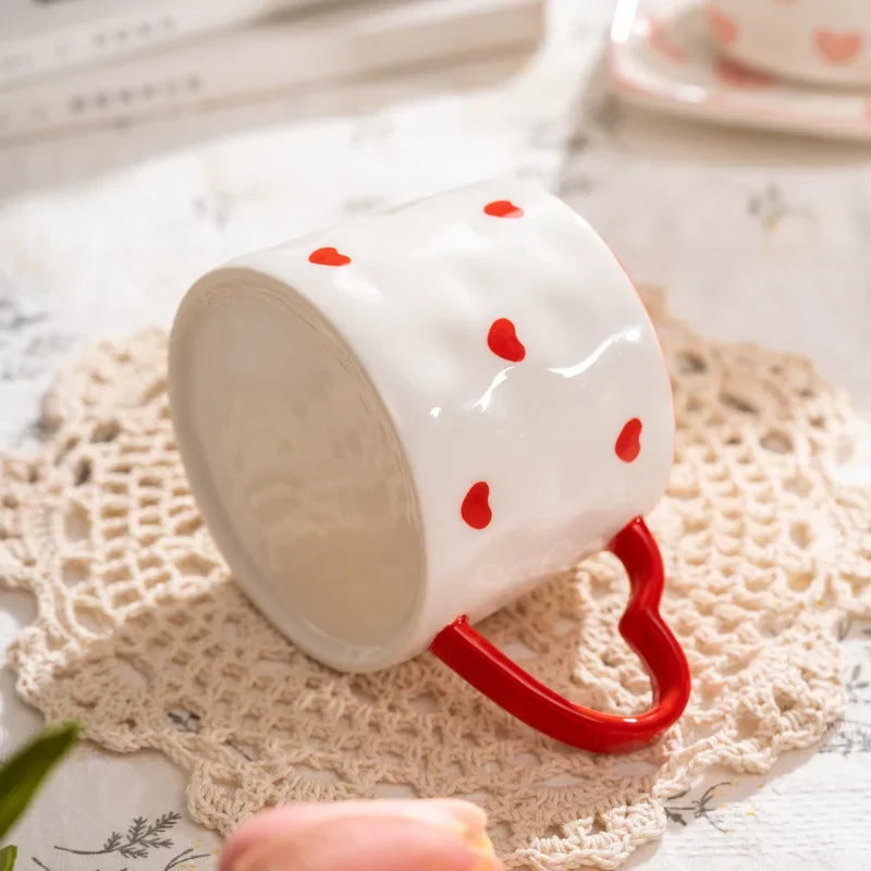 Heart Ceramic Coffee Mug