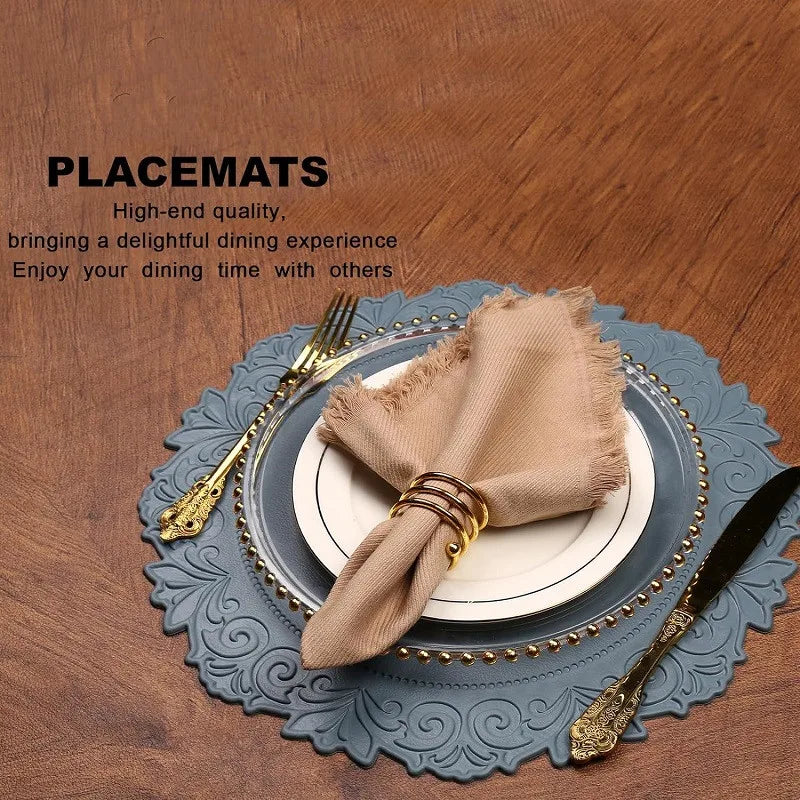 Stylish Faux Leather Placemats