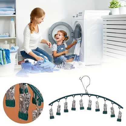Maximize Closet Space: Multi-Clip Clothes Hanger Organizer