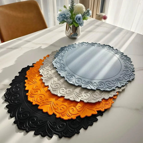 Stylish Faux Leather Placemats