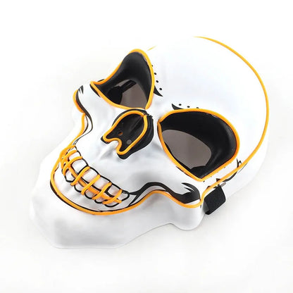 Scary LED Skull Mask: Light Up Your Halloween
