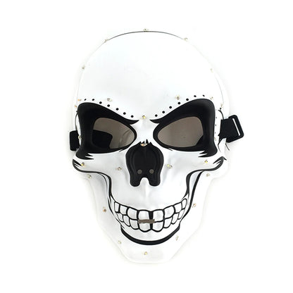 Glow-in-the-Dark Skull Mask: Illuminate Your Halloween