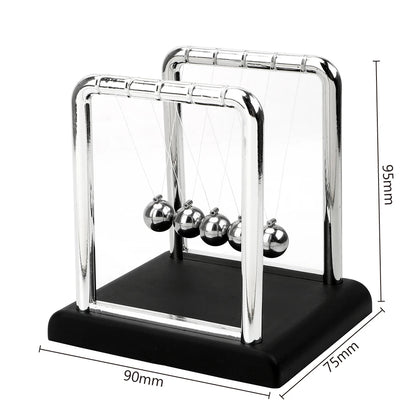 Newton’s Cradle - Elegant Metal Pendulum Desk Decor for Physics Enthusiasts
