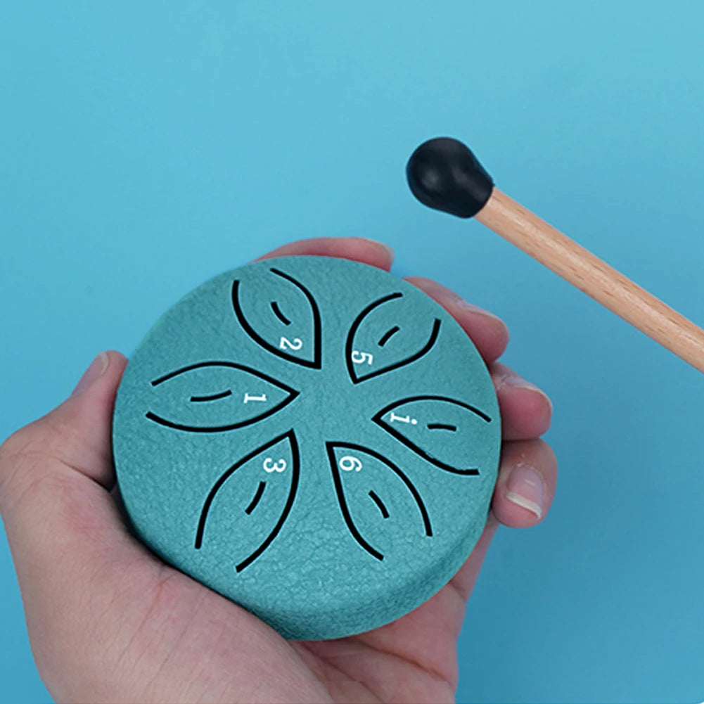 Portable Steel Tongue Drum: Harmonious Sounds for Relaxation