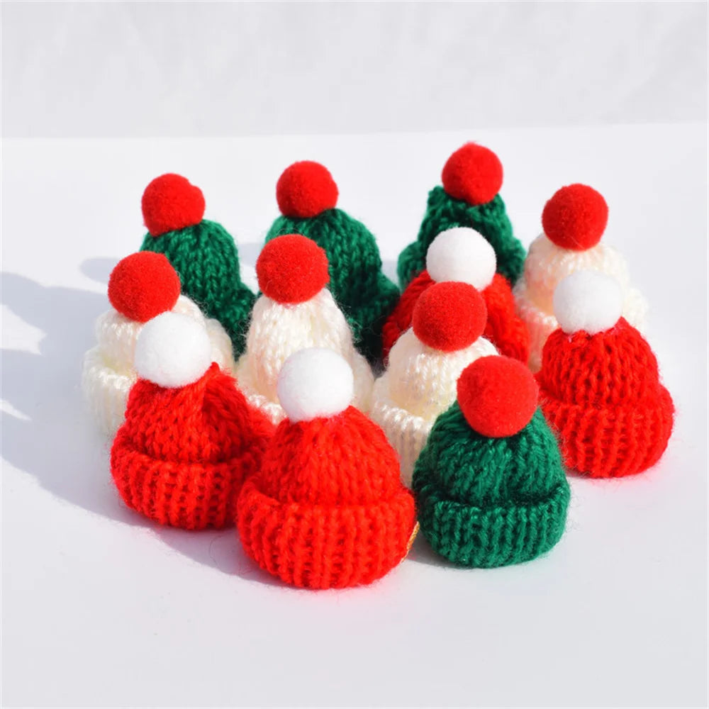 Mini Santa Hats for Festive Touches