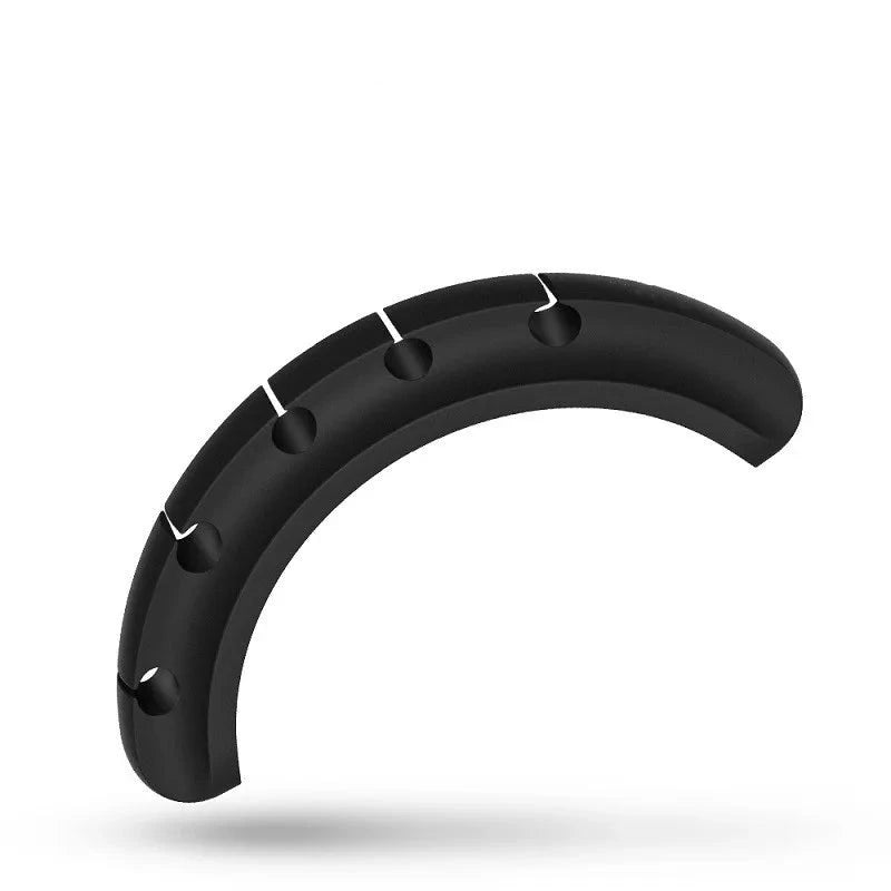 Silicone cable organizer for tidy desktop wire management