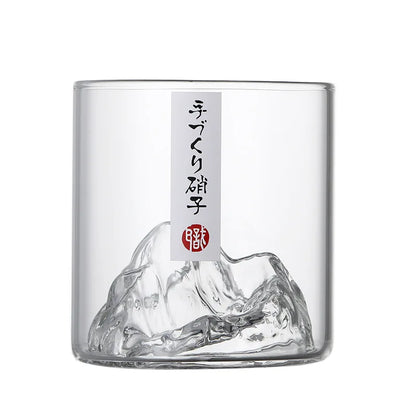 Vintage Mount Fuji Glass Cup