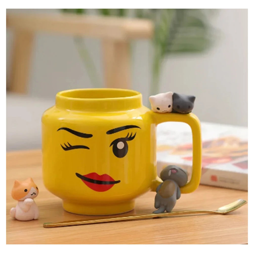 Cartoon Expression Mug