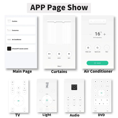 Tuya WiFi RF IR Remote Control for Smart Home - Compatible with Alexa, Google Home