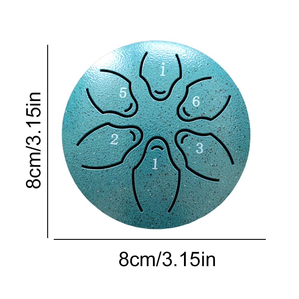 Portable Steel Tongue Drum: Harmonious Sounds for Relaxation